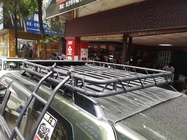سلم جانبي من الحديد الصلب العالمي SUV لسلة سقف الأنبوب المستديرة